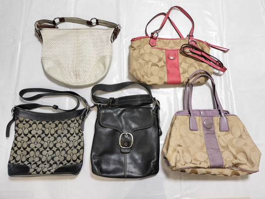 COACH Signature Coach/5 Bags/As Is Bags