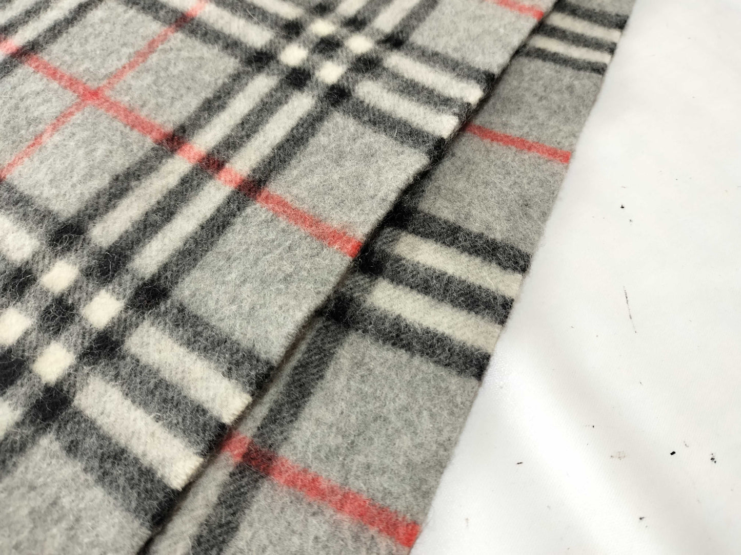 Burberrys/Fringe Scarf/Nova Check/Sanyo Shokai/100% Cashmere/Gray Scarf