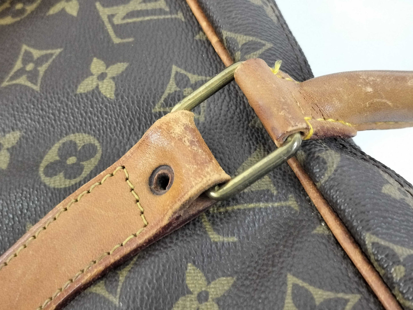 LOUIS VUITTON Monogram Sirius 55 Boston Business Handbag M41404