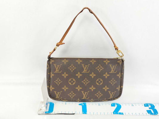 LOUIS VUITTON Monogram Louis Vuitton M51980 Monogram Pochette Accessoires Pouch Shoulder Bag Handbag