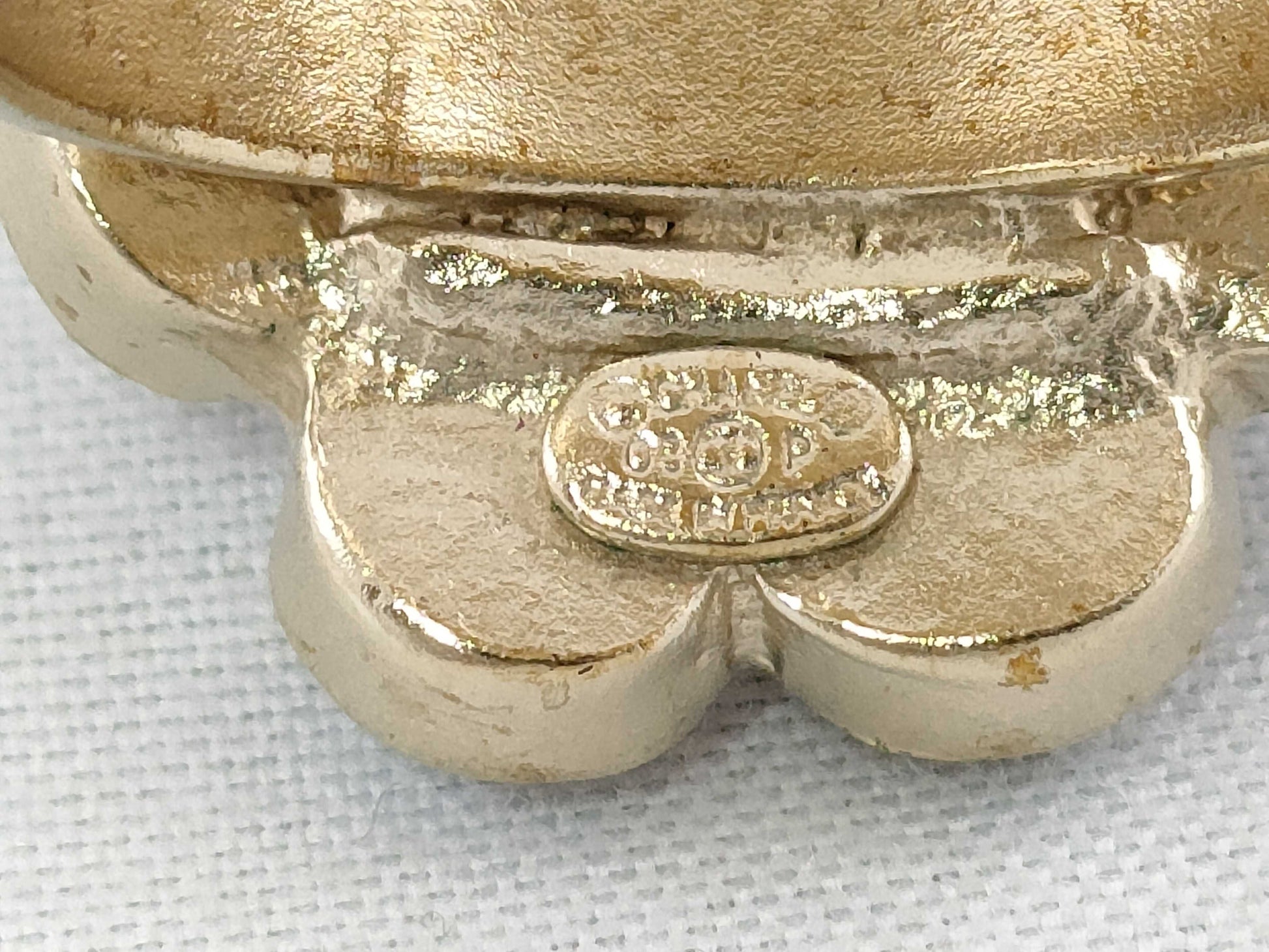 CHANEL Coco Mark Chanel CHANEL Coco Mark Color Stone Gold GP 03P Ring Accessory Ring