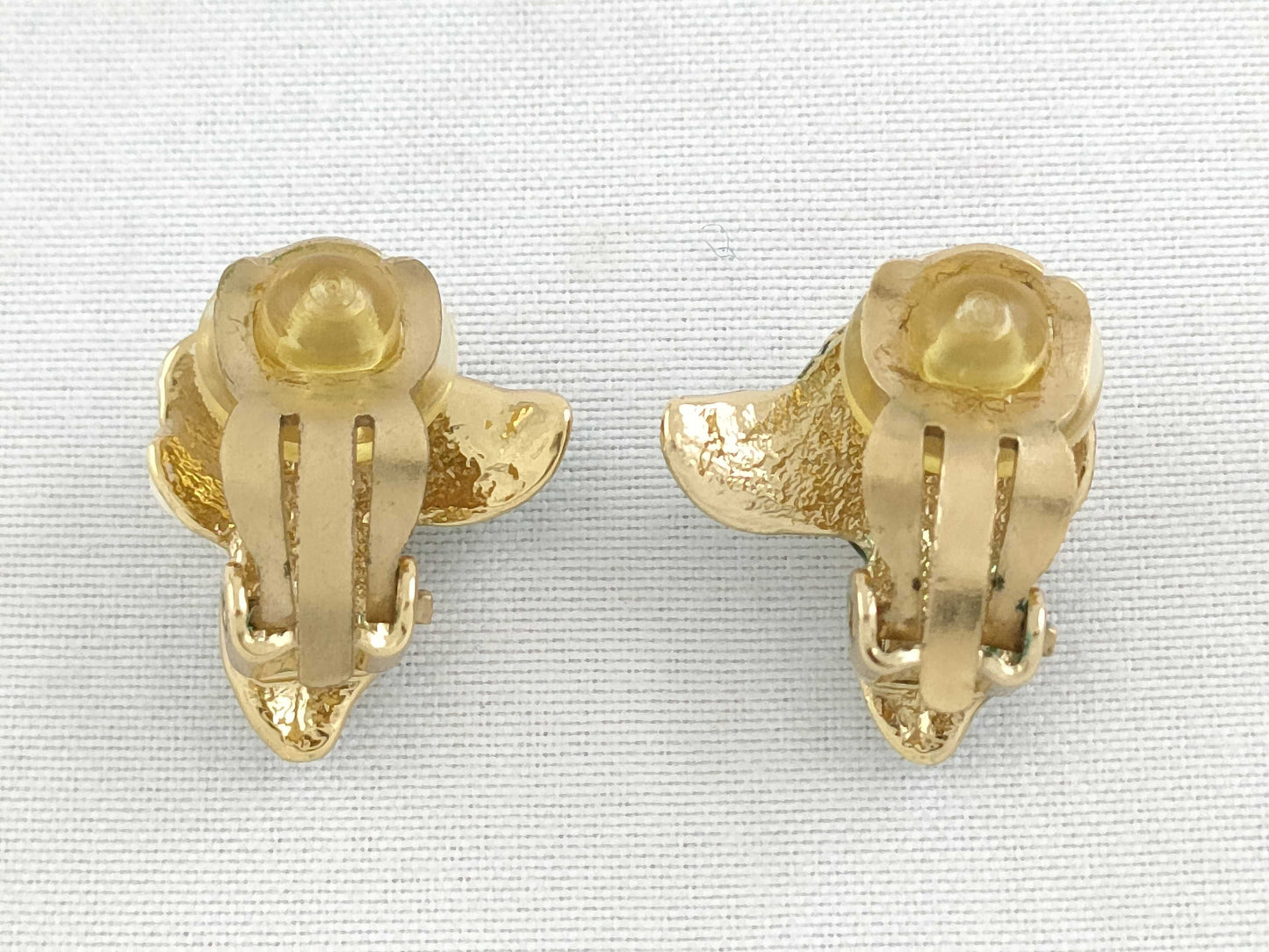 CHANEL Camellia Chanel CHANEL Coco Mark Camellia Gold GP Earrings Accessories Earrings