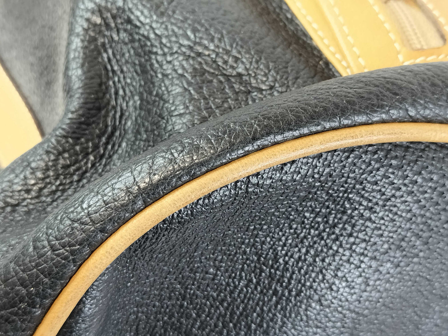 GUCCI Old Gucci GUCCI 012 58 5618 Old Gucci Leather Backpack Bag Rucksack