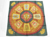 HERMES Carré 90 Poste et Cavalerie Saber Ornament Bag 100% Silk Scarf