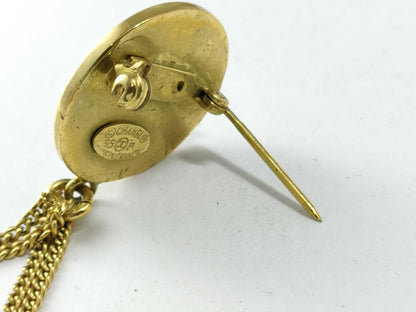 CHANEL bag brooch engraved 95 P brooch