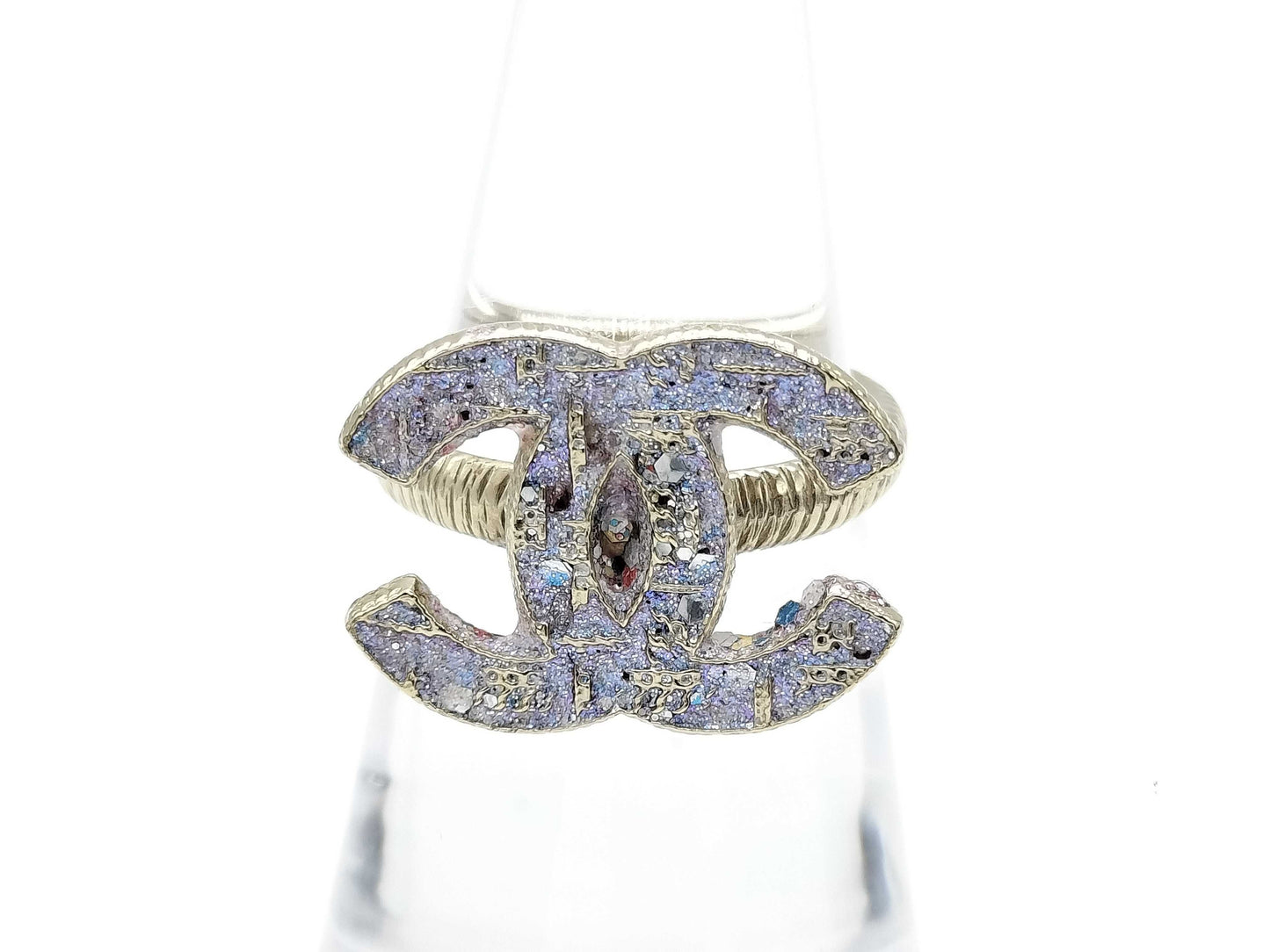 CHANEL Coco Mark, size 12, engraved, 13 B ring