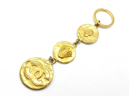 CHANEL Coco Mark Key Ring Engraved 93 A Key Case/Key Holder