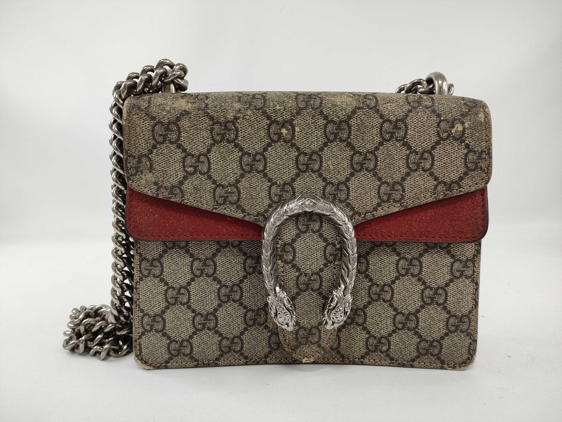 GUCCI GG Supreme GUCCI Dionysus Chain Shoulder Bag GG Supreme Shoulder Bag