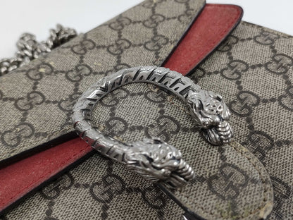 GUCCI GG Supreme GUCCI Dionysus Chain Shoulder Bag GG Supreme Shoulder Bag