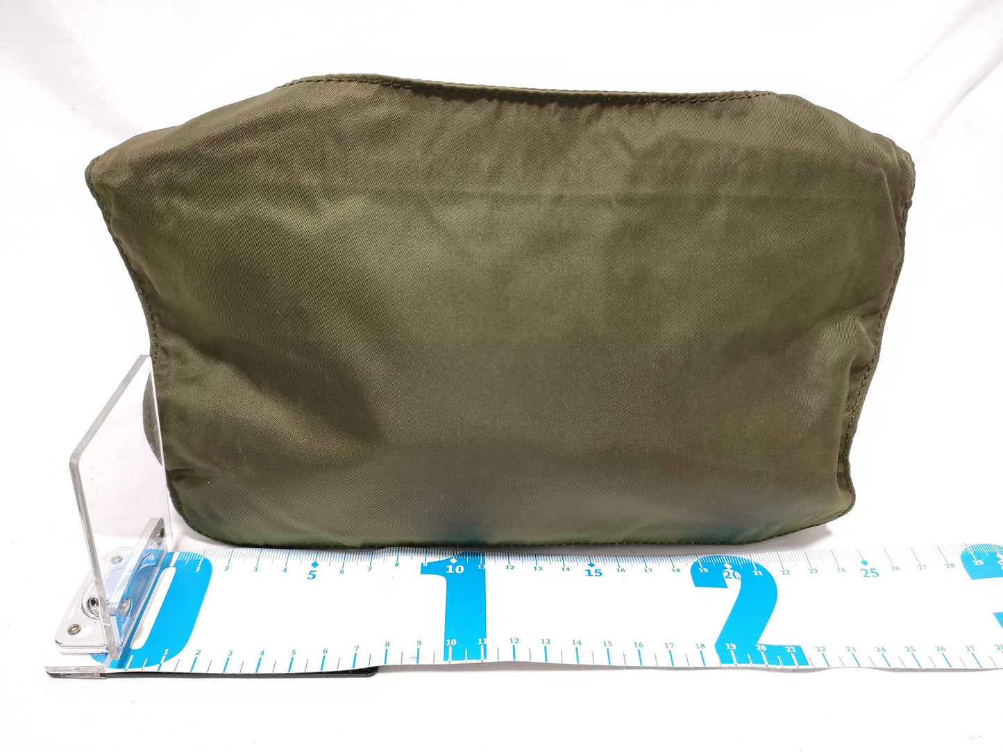 PRADA Nylon Shoulder Bag, Green, Z6398