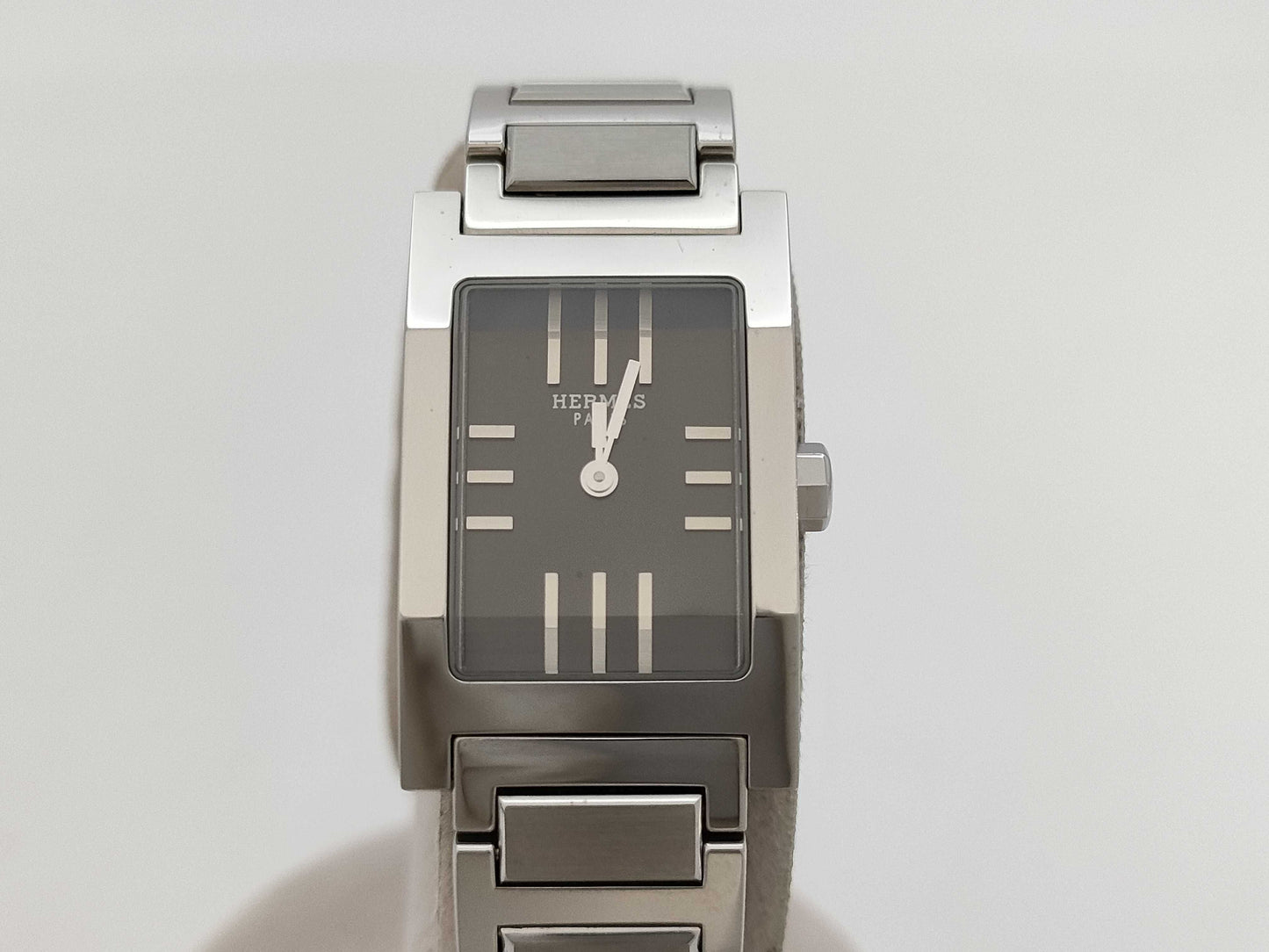 HERMES Tandem TA1.210 2481472 Quartz Black Dial Women's Watch