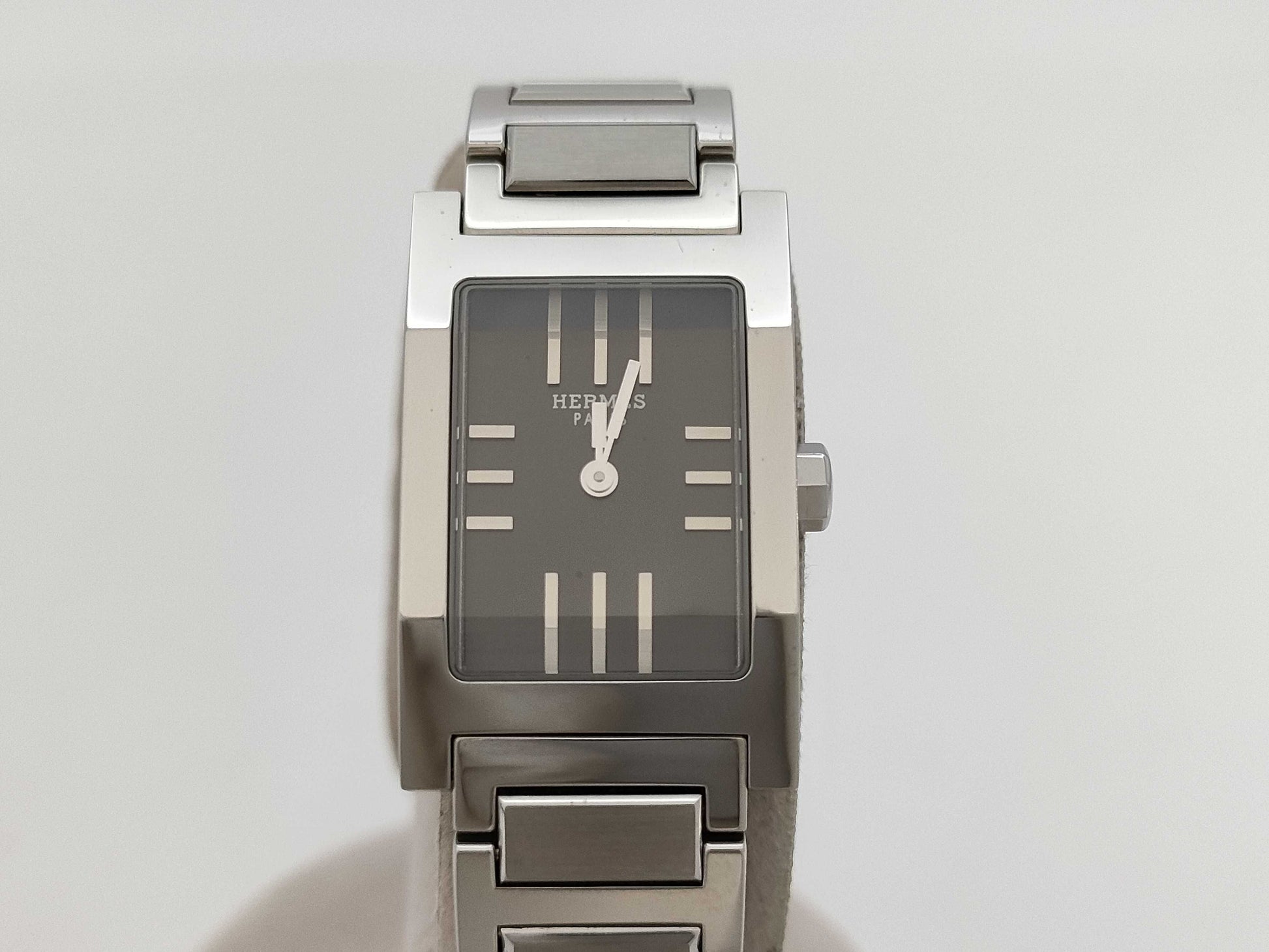 HERMES Tandem TA1.210 2481472 Quartz Black Dial Women's Watch