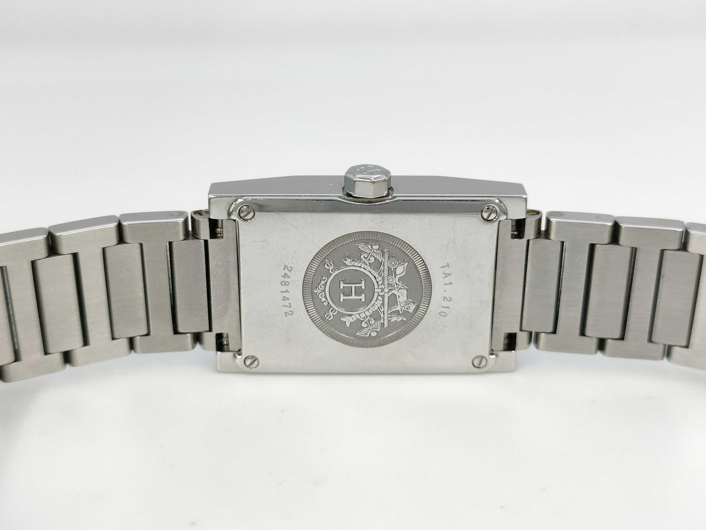 HERMES Tandem TA1.210 2481472 Quartz Black Dial Women's Watch