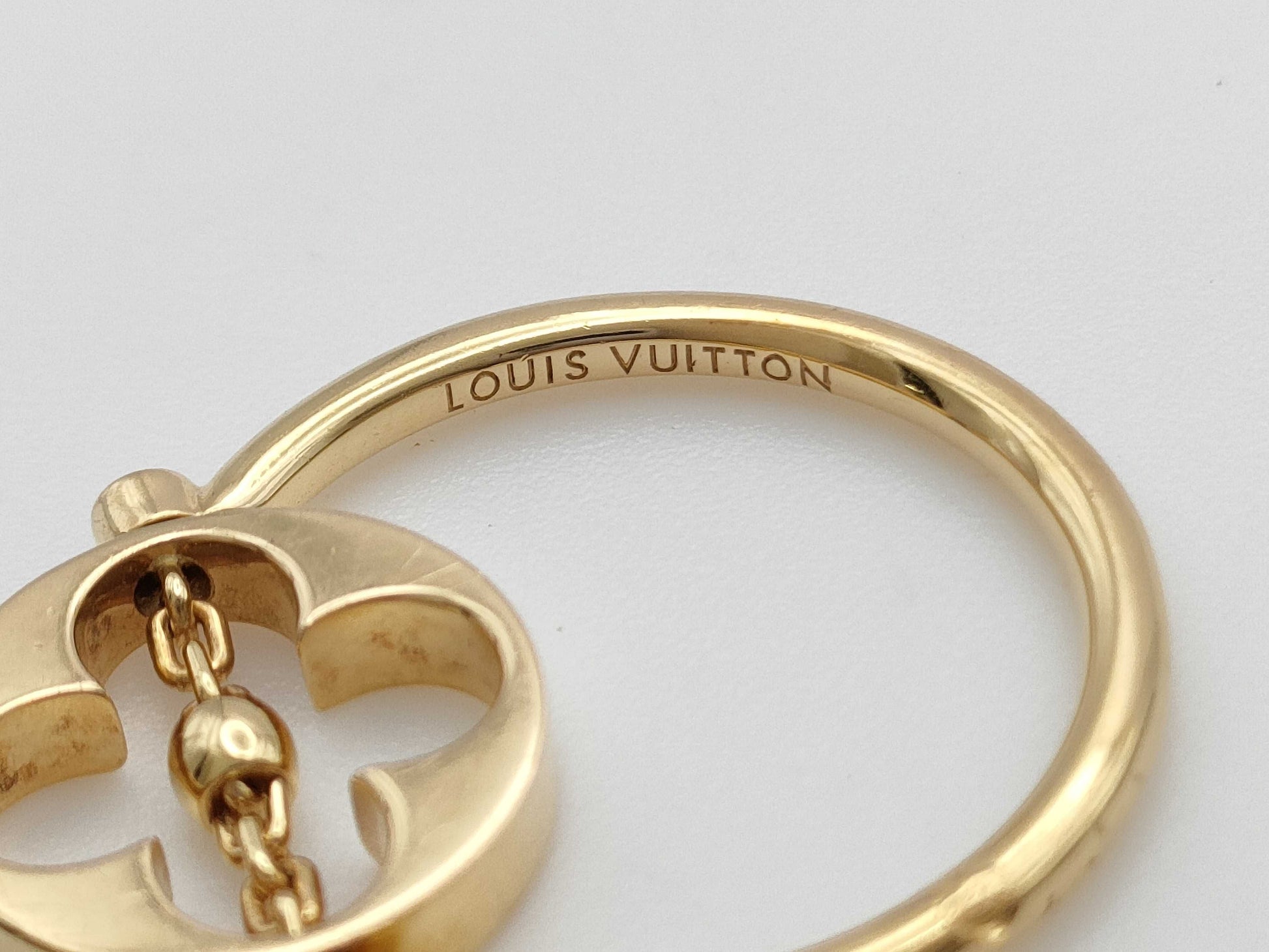 LOUIS VUITTON Berg Twist Flip #49 750 3.4g Ring 