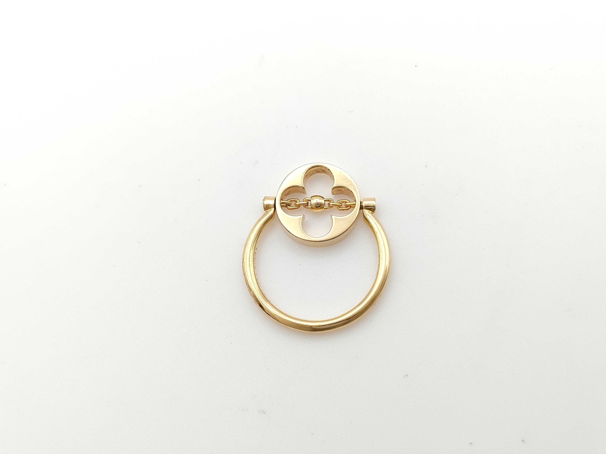 LOUIS VUITTON Berg Twist Flip #49 750 3.4g Ring 