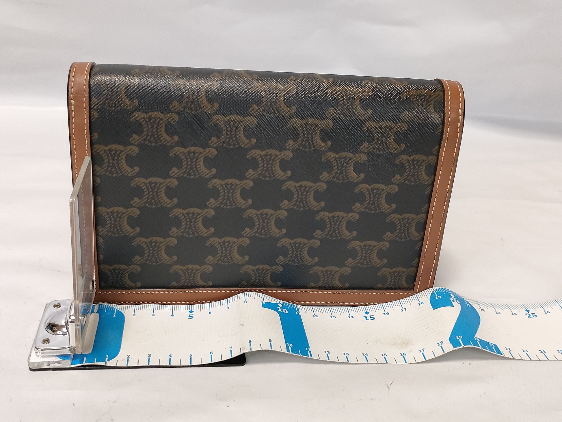 CELINE Triomphe Margot Chain Shoulder Bag with Box