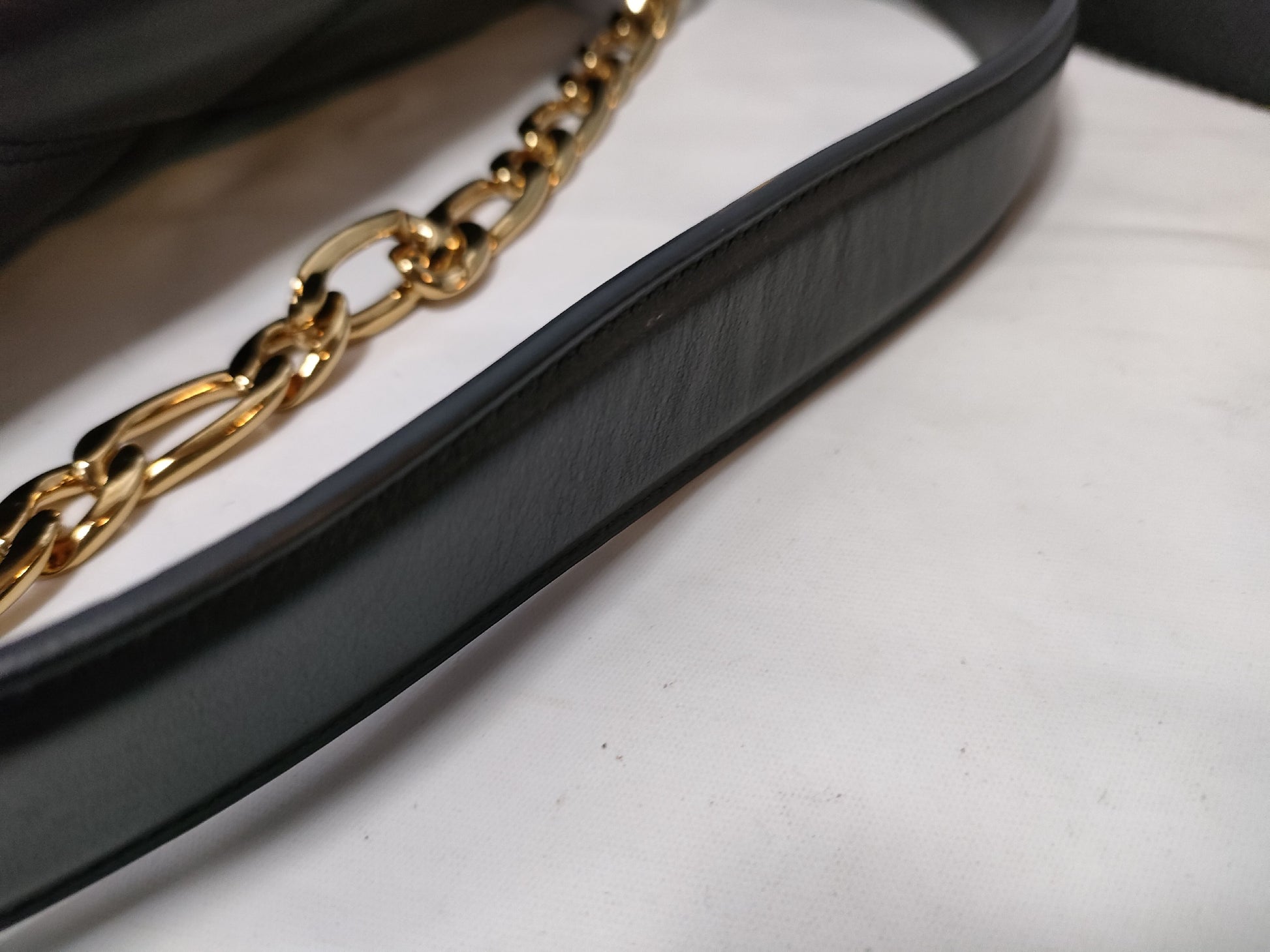 VERSACE Medusa Leather Shoulder Bag