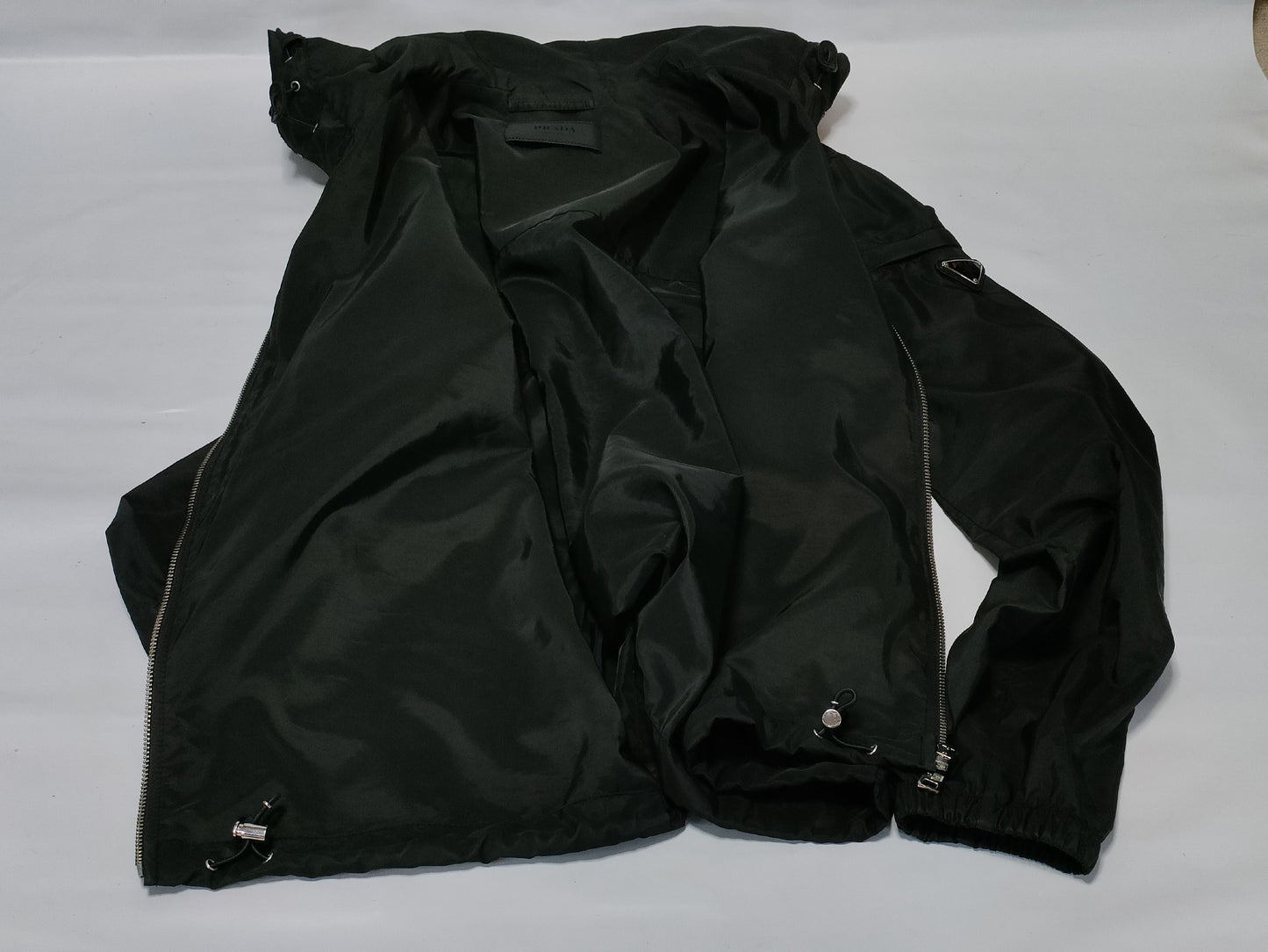 PRADA Prada Nylon Jacket with Triangle Logo 50 22 Year Jacket