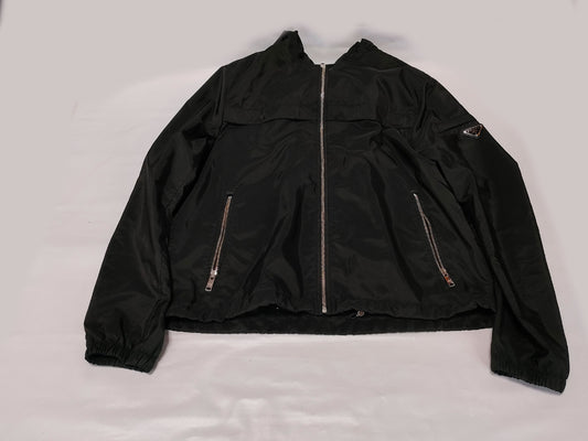 PRADA Prada Nylon Jacket with Triangle Logo 50 22 Year Jacket