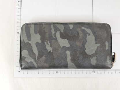 PRADA Camouflage Zippy Organizer Leather Wallet 2M1220