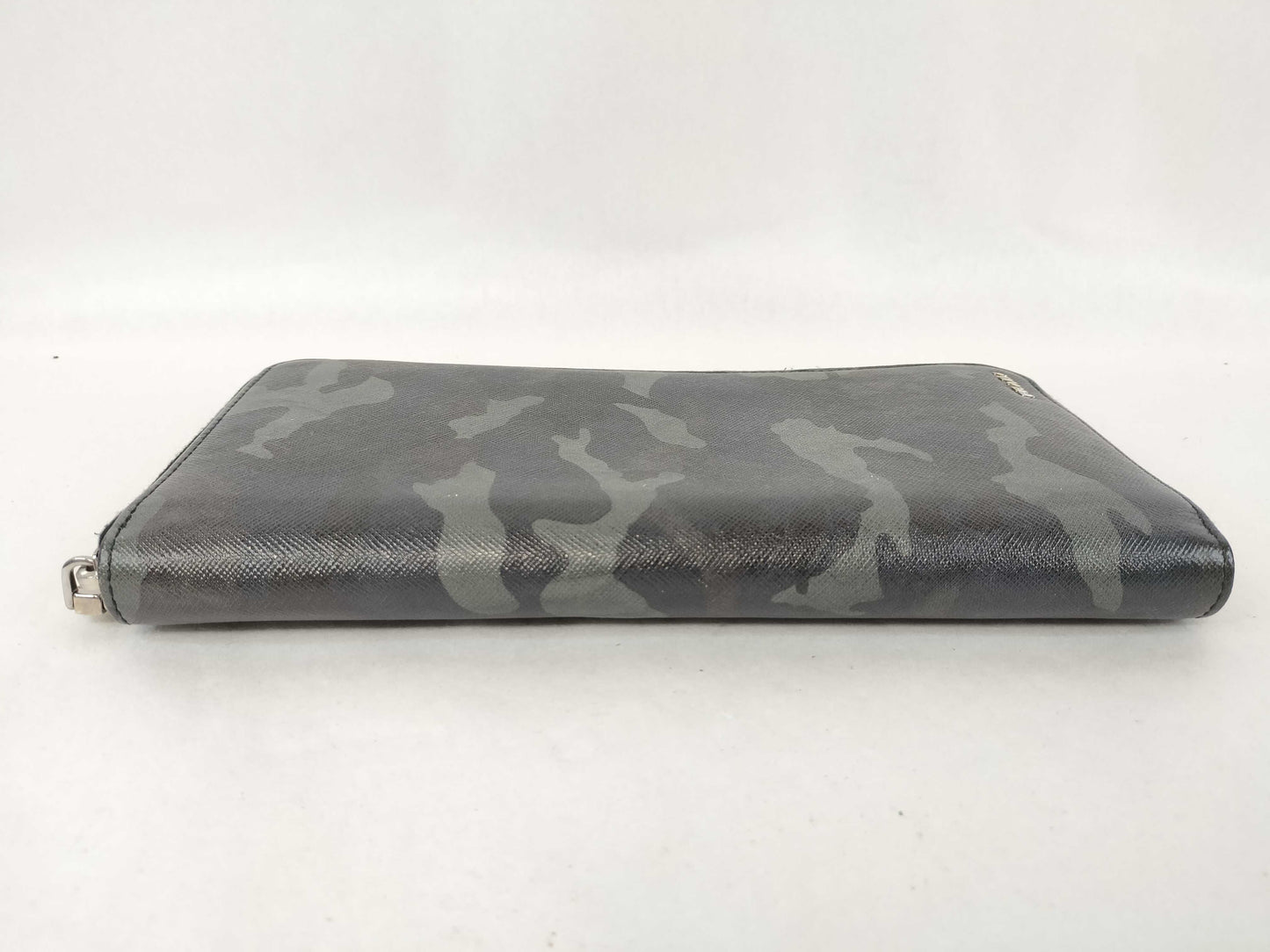 PRADA Camouflage Zippy Organizer Leather Wallet 2M1220