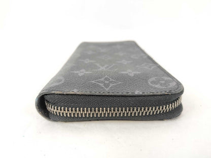 LOUIS VUITTON Monogram Eclipse Zippy Wallet Vertical N62295 IC Activated Wallet