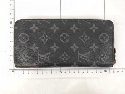 LOUIS VUITTON Monogram Eclipse Zippy Wallet Vertical N62295 IC Activated Wallet