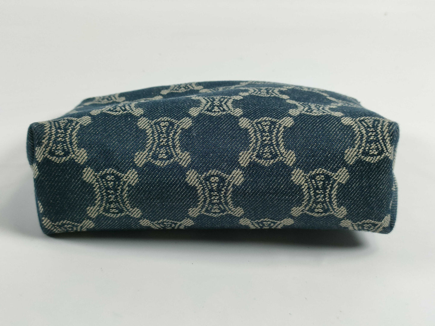 CELINE Paris Macadam Denim Pouch with Tag