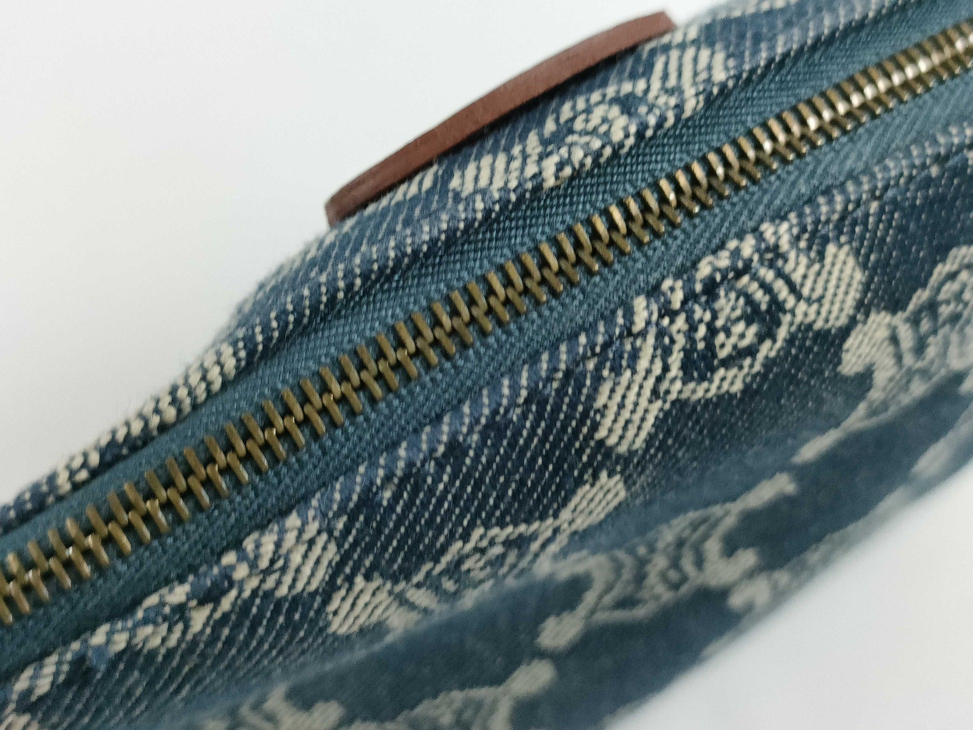 CELINE Paris Macadam Denim Pouch with Tag