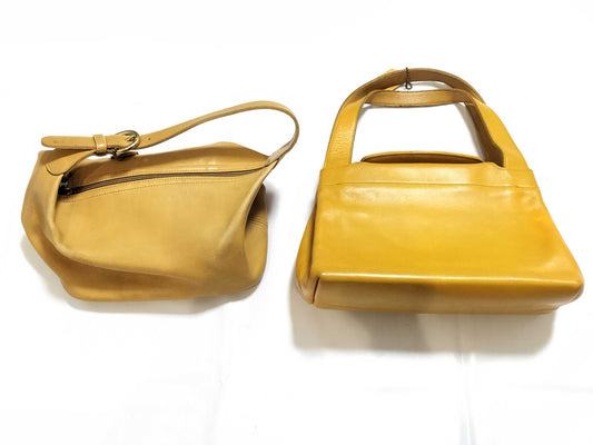 COACH Old Coach Bag Yellow 2-Piece Set 4145 4117 Bag
