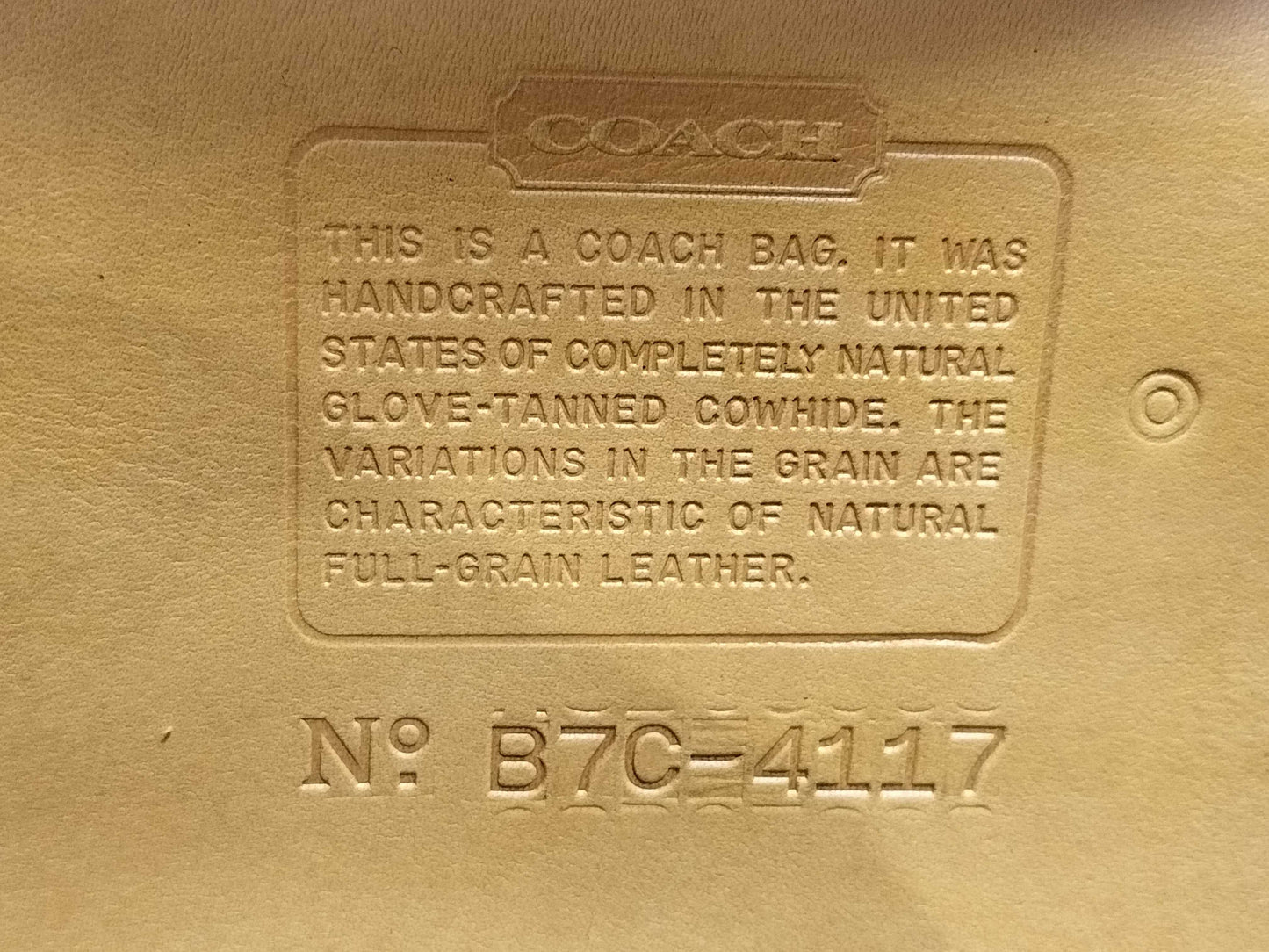 COACH Old Coach Bag Yellow 2-Piece Set 4145 4117 Bag