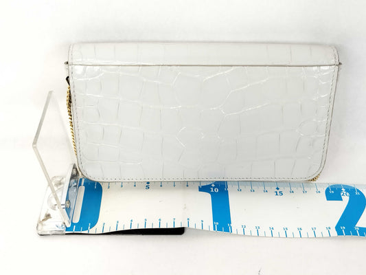 BURBERRY Burberry Chain Shoulder Wallet with Crocodile Embossing and Dust Bag