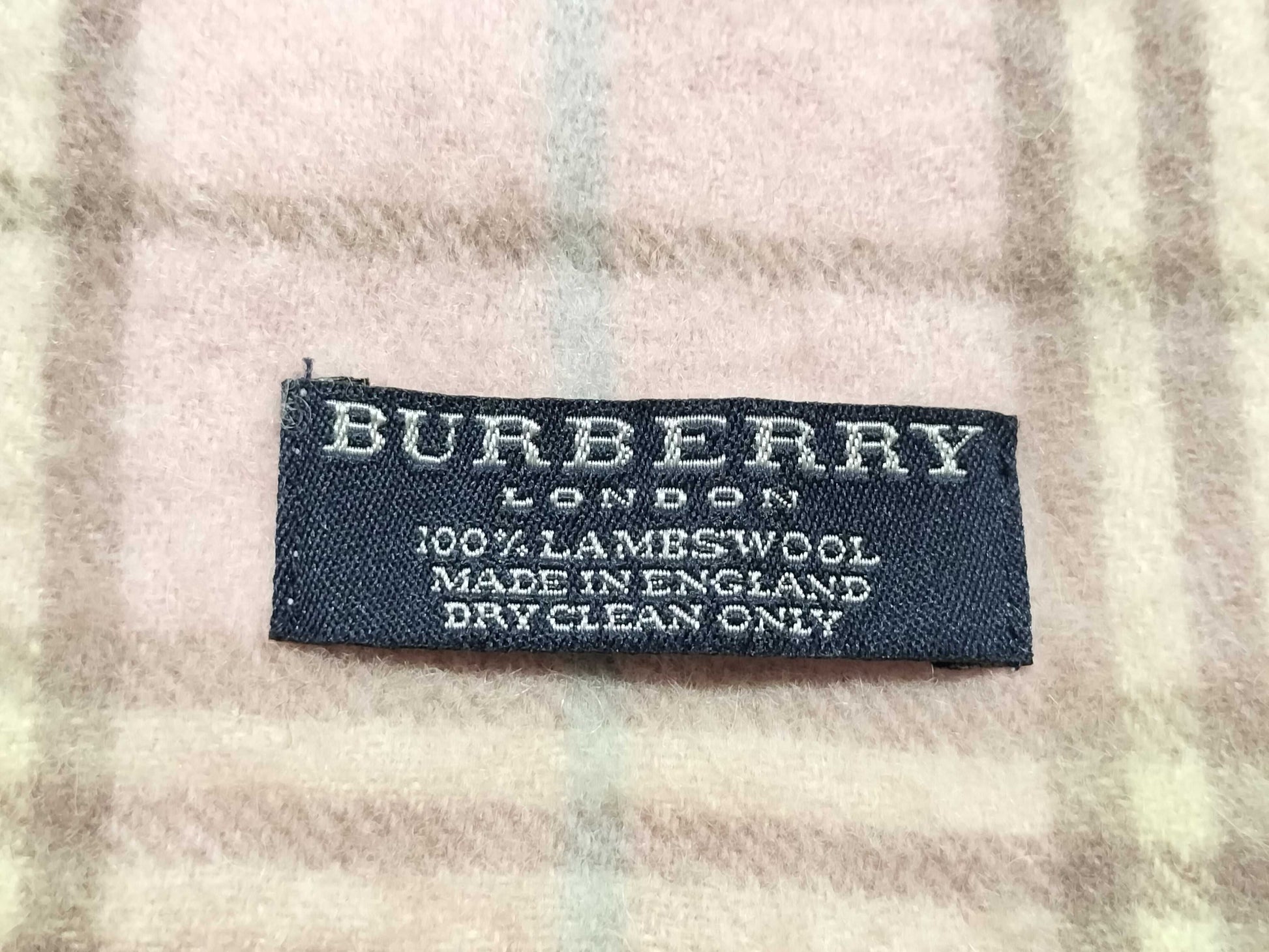 BURBERRY Pink Scarf