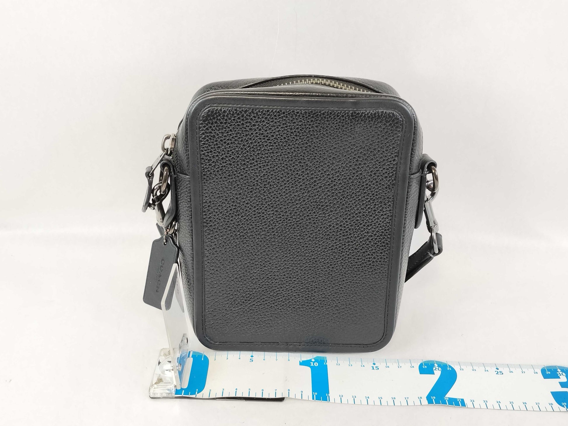 COACH Sullivan Leather Shoulder Bag, Black, Men's, CP178