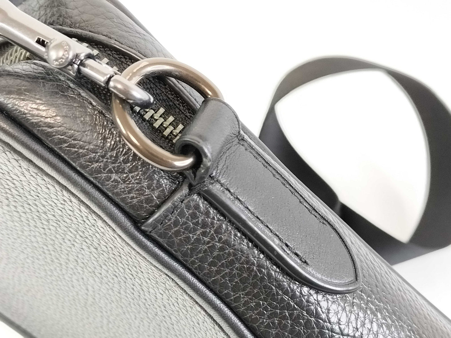 COACH Sullivan Leather Shoulder Bag, Black, Men's, CP178