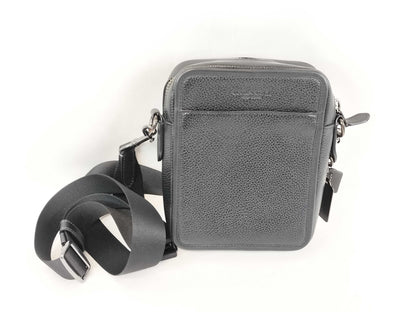 COACH Sullivan Leather Shoulder Bag, Black, Men's, CP178