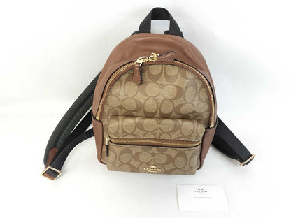 COACH Signature Leather Backpack F58315
