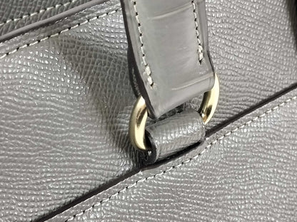 COACH Coach Avery Carryall 2-Way Shoulder Tote Bag in Crossgrain Crocodile Embossed Leather, Gray F38082