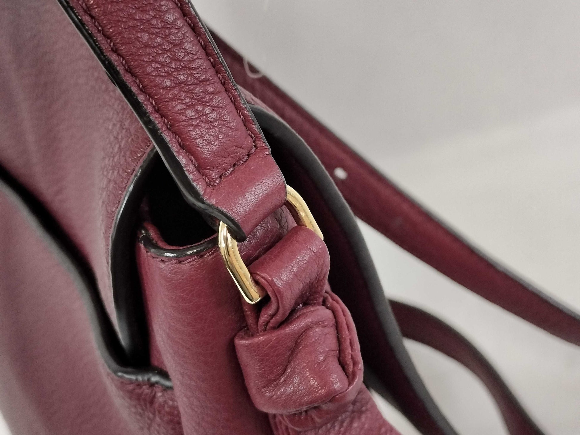 Tory Burch Logo Flap Shoulder Bag Leather Dust Bag Shoulder Bag