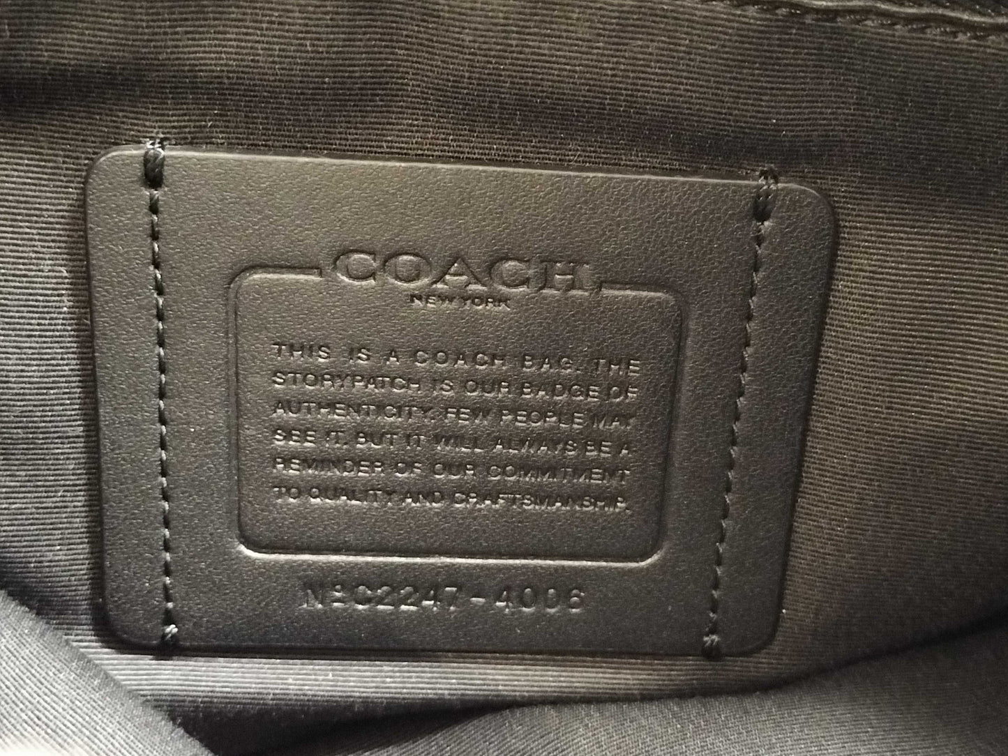 COACH Signature Leather Bag Set of 2 Shoulder Bag