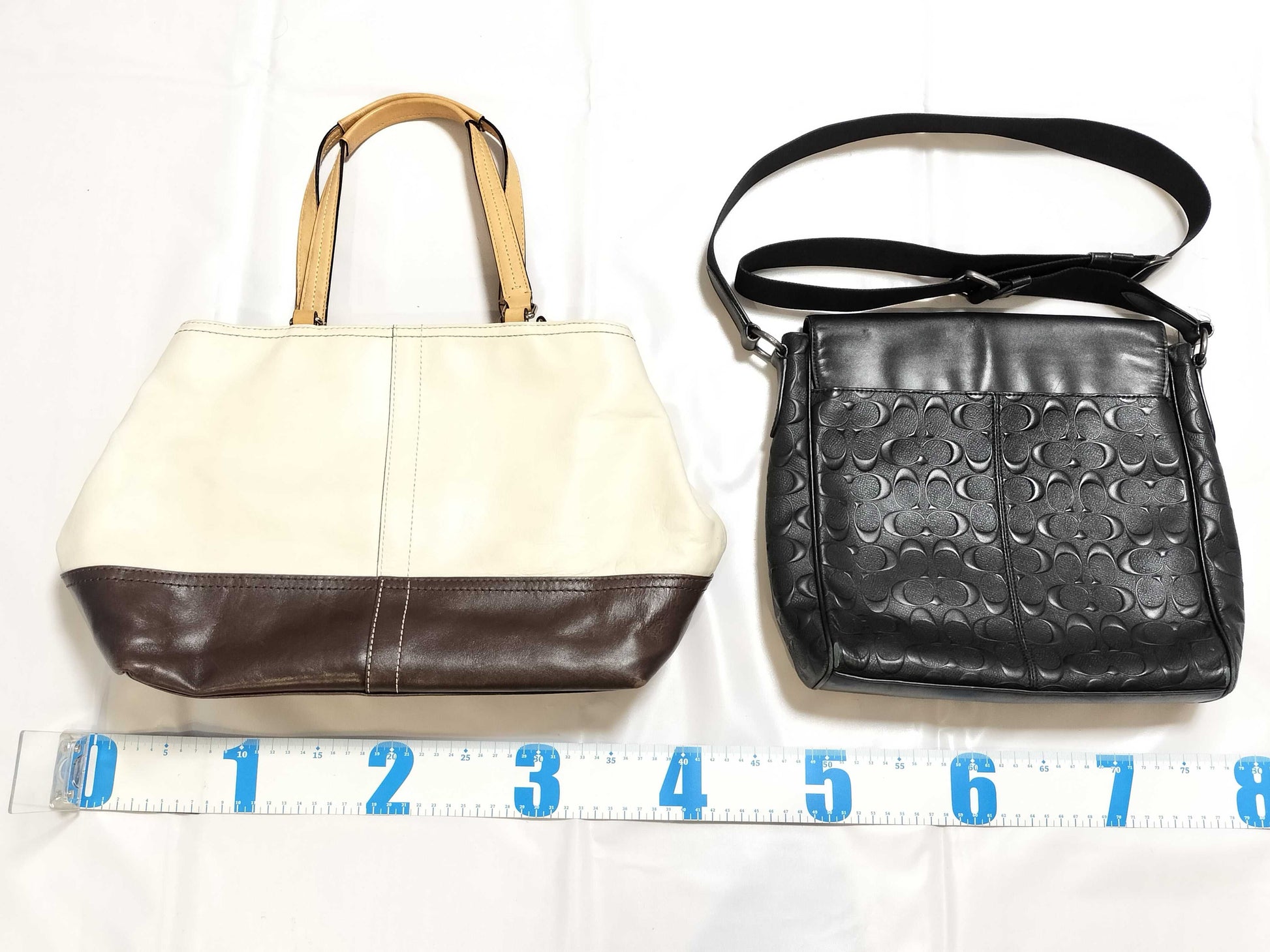 COACH Signature Leather Bag Set of 2 Shoulder Bag