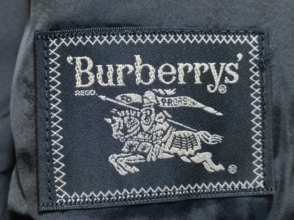 Burberrys Men's Blazer, Navy Blue, Silver Buttons, Size 170