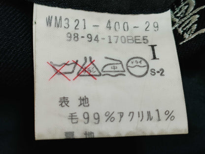 Burberrys Men's Blazer, Navy Blue, Silver Buttons, Size 170