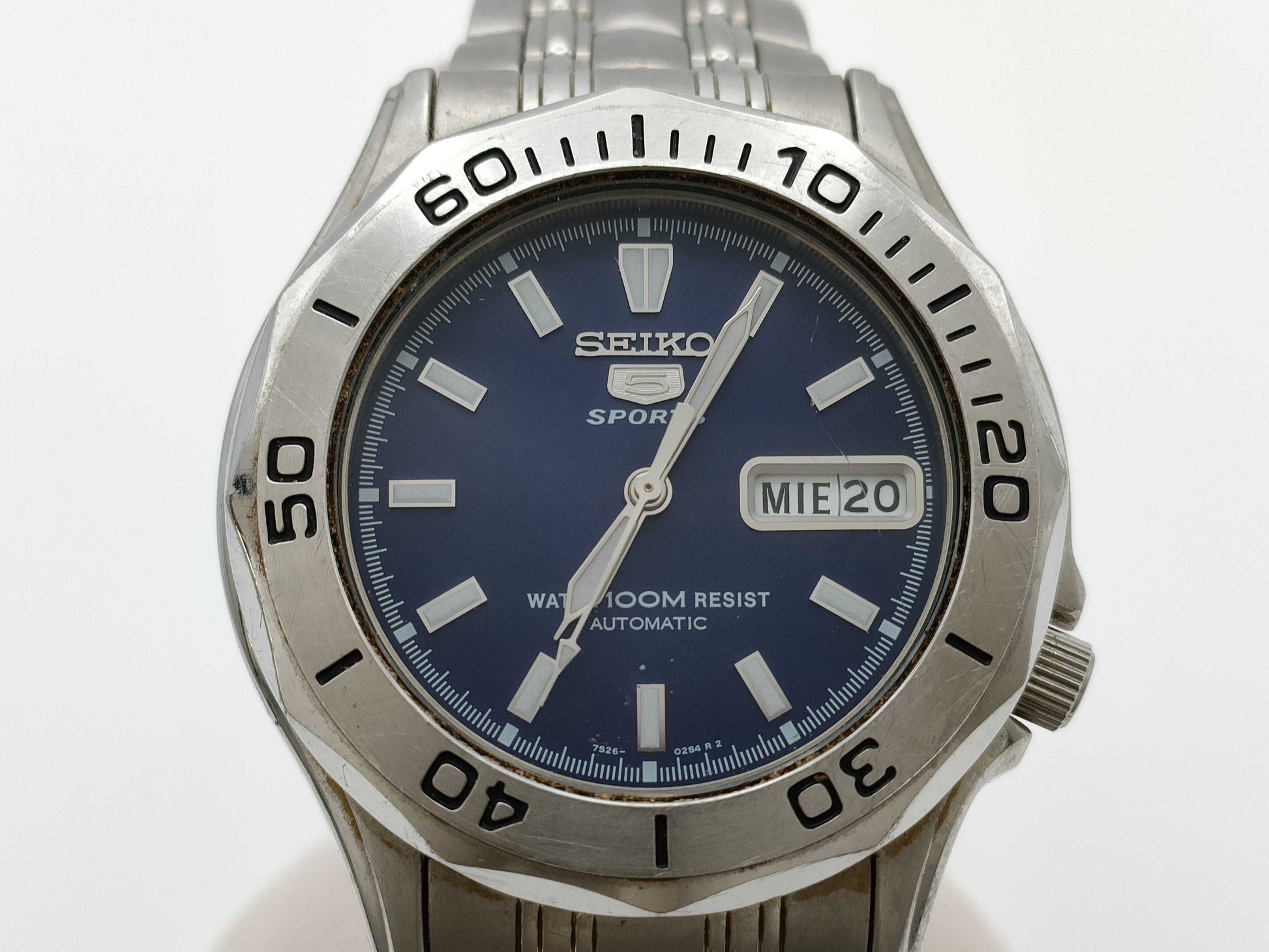 SEIKO 7S26-01G0 452128 Automatic Blue Dial Men's Watch