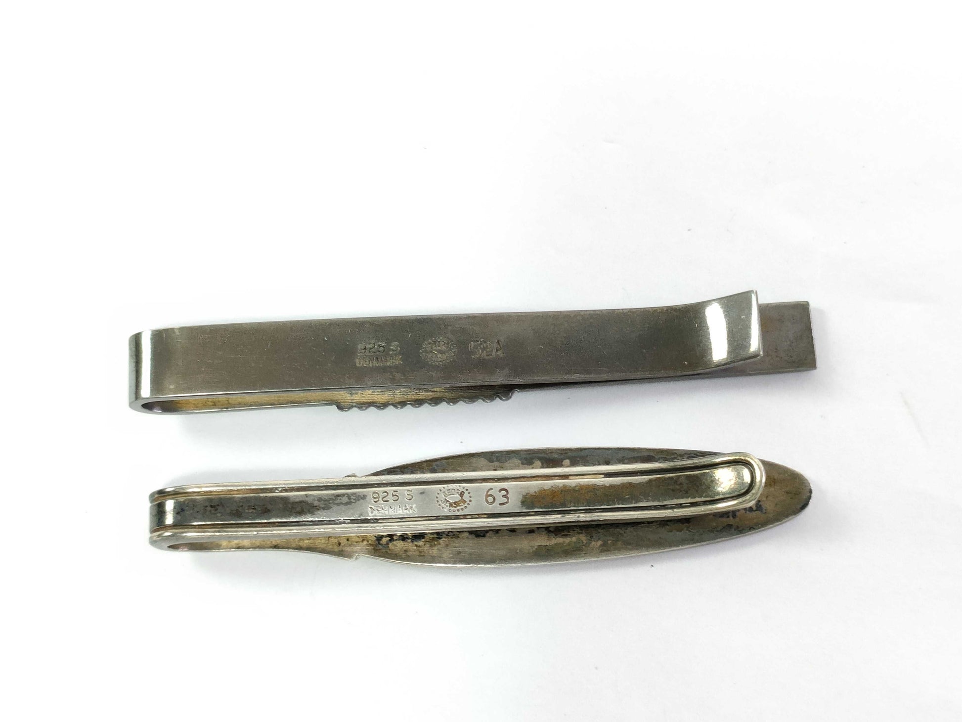Georg Jensen Tie Clip Set of 2 Tie Clip and Cufflinks