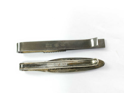 Georg Jensen Tie Clip Set of 2 Tie Clip and Cufflinks