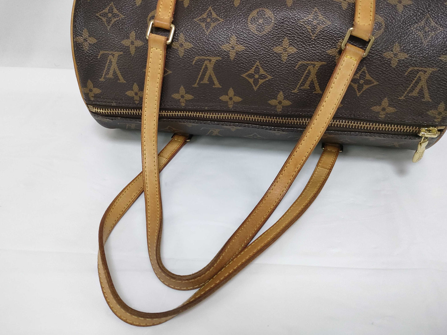LOUIS VUITTON Monogram Papillon 30 M51385 Handbag with Pouch