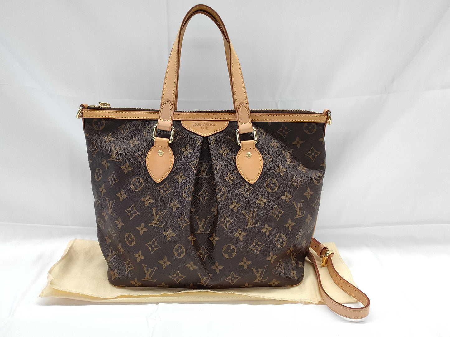LOUIS VUITTON Monogram Palermo PM M40145 Tote Bag