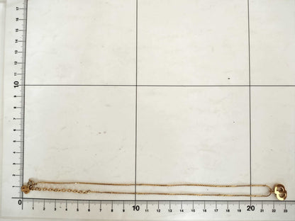 Dior CD logo rhinestone necklace