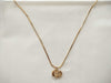 Dior CD logo gold necklace